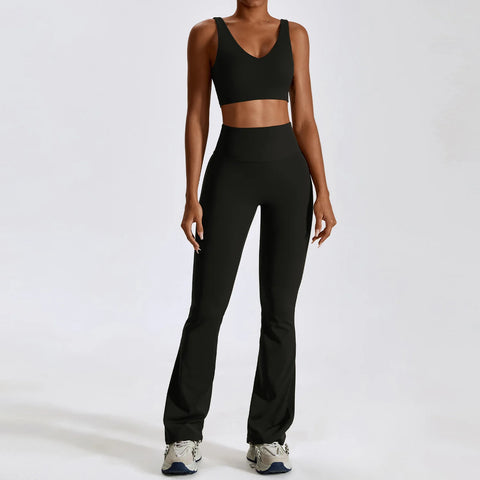 Yoga Suit 2 Piece Womens Gym Tracksuits