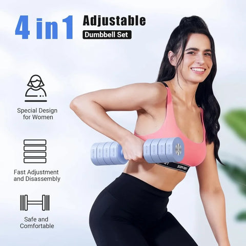 Adjustable Weight Dumbbell Set of 2