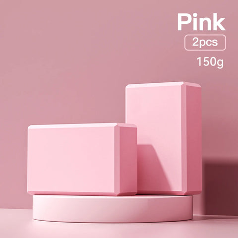 2PCS Yoga Building Blocks Cubes Pilates Bricks
