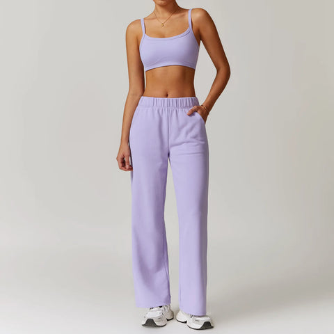 2PCS Women Clothes Yoga Set