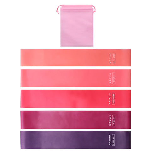 Girly Workouts Elastic Resistance Bands