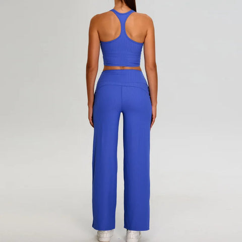 Ribbed Yoga Set Women's Sportswear