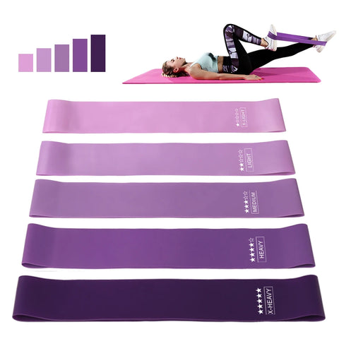 Girly Workouts Elastic Resistance Bands