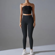 Non-slip Insert Strapless Sports Bra