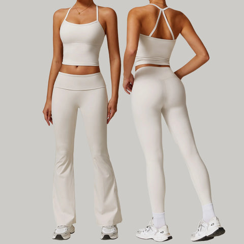 Gym Leggings Fashion Flared Pants