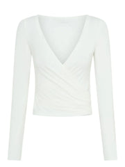Women Pilates Wrap Top