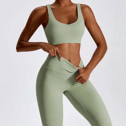 Yoga Suit 2 Piece Womens Gym Tracksuits