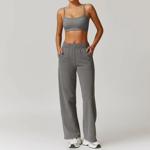 2PCS Women Clothes Yoga Set