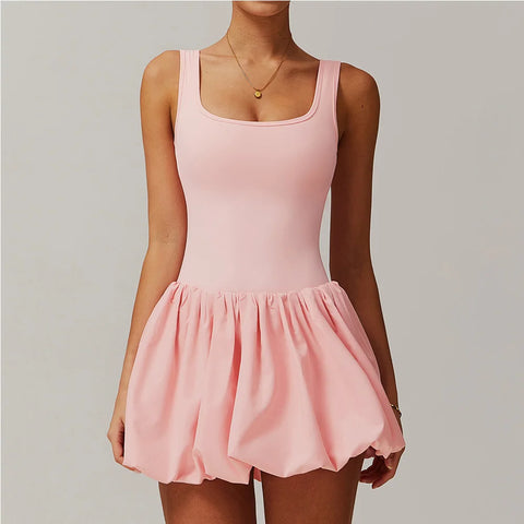New Fake Two-piece Sports Dress