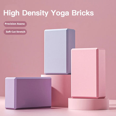 2PCS Yoga Building Blocks Cubes Pilates Bricks