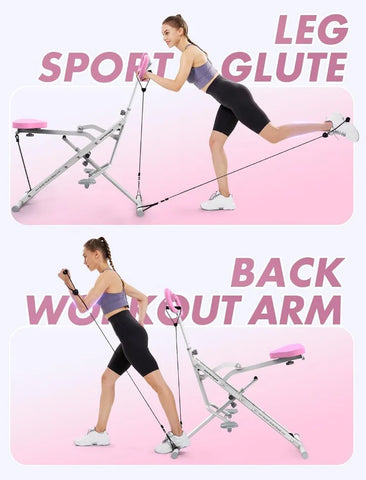 Pink Squat Machine