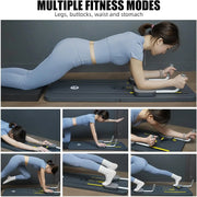 Multifunctional Fitness Board Abdominal Board Push Up Plate Pilates Board Ab Board Reformer Fitness Core Workout Equipment