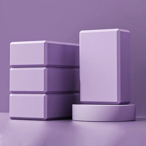 2PCS Yoga Building Blocks Cubes Pilates Bricks