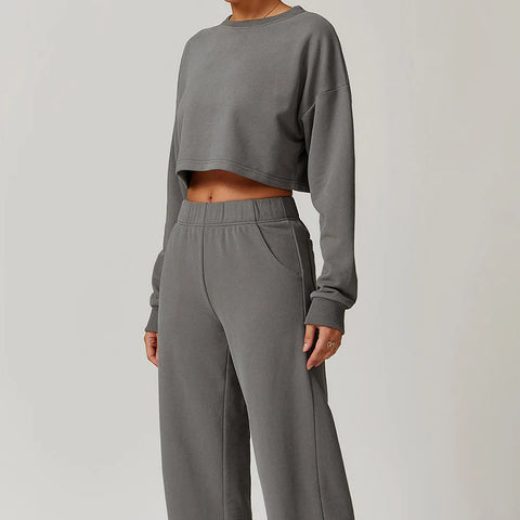 Winter Wide Leg Sweatpants
