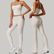 Gym Leggings Fashion Flared Pants