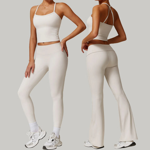 Gym Leggings Fashion Flared Pants