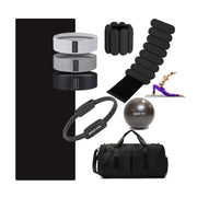 2025 Hot Sale Custom Logo Yoga Pilates Accessories Silicone Ankle Weight Yoga Mat Foam Roller Home Gym Fitness Kit