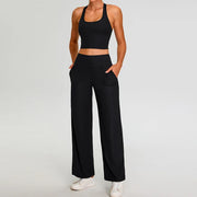 Ribbed Yoga Set Women's Sportswear