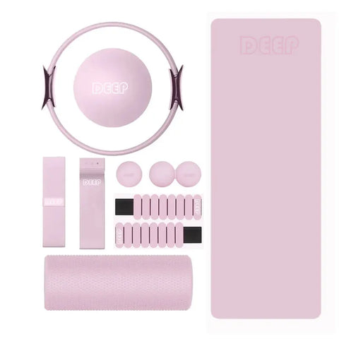 2025 Hot Sale Custom Logo Yoga Pilates Accessories Silicone Ankle Weight Yoga Mat Foam Roller Home Gym Fitness Kit