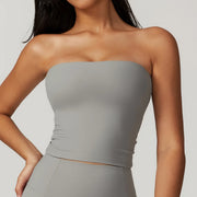 New Strapless Yoga Vest for Women Sexy Beautiful Back Sports Bra Shock Resistant Quick Drying Fitness Top for Women Underwear