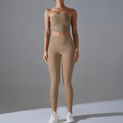 Non-slip Insert Strapless Sports Bra