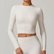 Women Long Sleeve Yoga Shirts