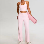 Ribbed Yoga Set Women's Sportswear