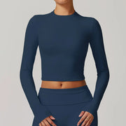 Women Long Sleeve Yoga Shirts