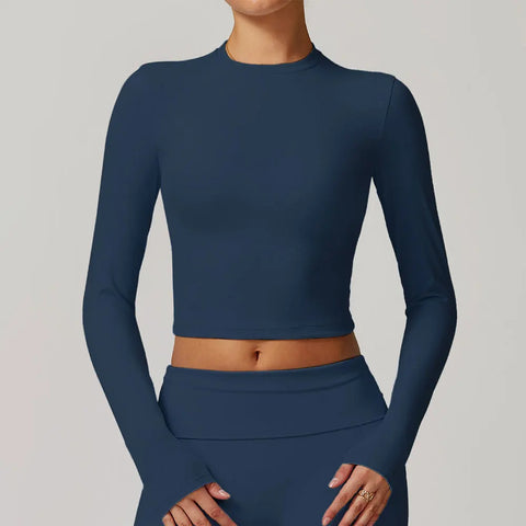 Women Long Sleeve Yoga Shirts