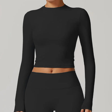 Women Long Sleeve Yoga Shirts