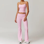 Gym Leggings Fashion Flared Pants