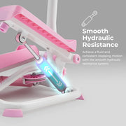 Sunny Health & Fitness Total Body 2-in-1 Smart Stepper Machine