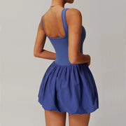 New Fake Two-piece Sports Dress