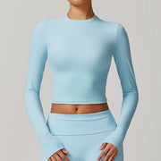 Women Long Sleeve Yoga Shirts