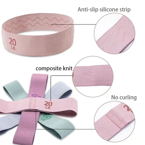 Bandas Elasticas Fitness Butt Training Tape