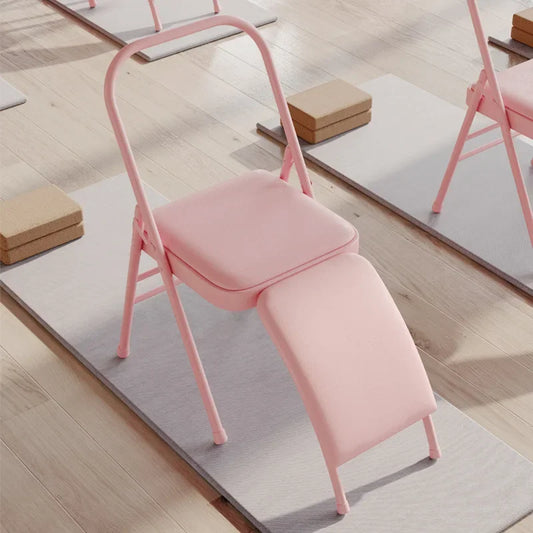 Folding Yoga Chair with Waist Support