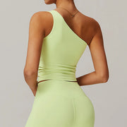 Women's Sexy One Shoulder Sports Bras