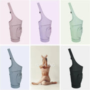 Yoga Mat Large Opening Long Tote Waterproof Wet Pocket  Holder