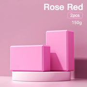 2PCS Yoga Building Blocks Cubes Pilates Bricks
