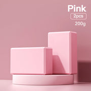 2PCS Yoga Building Blocks Cubes Pilates Bricks