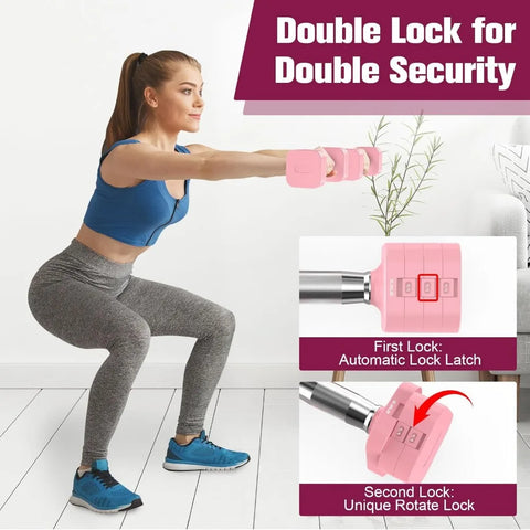 Adjustable Dumbbells Set of 2