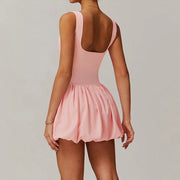 New Fake Two-piece Sports Dress