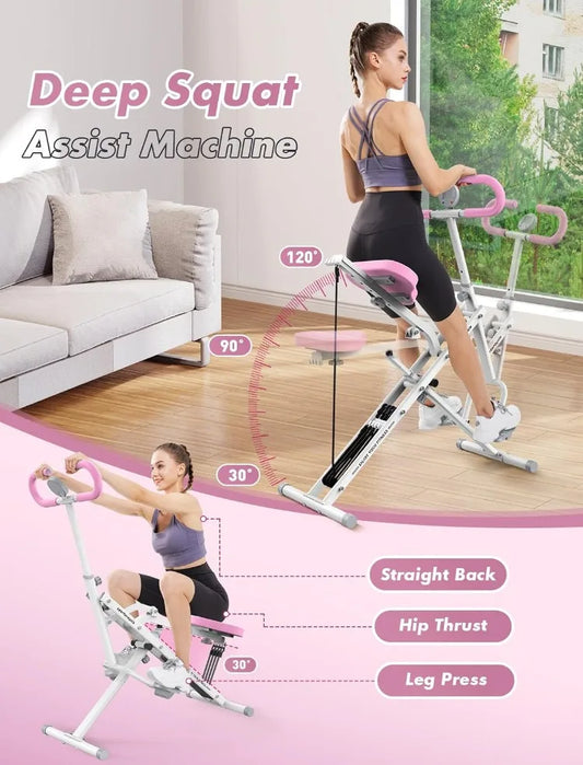 Pink Squat Machine
