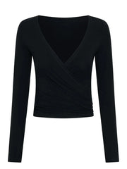 Women Pilates Wrap Top