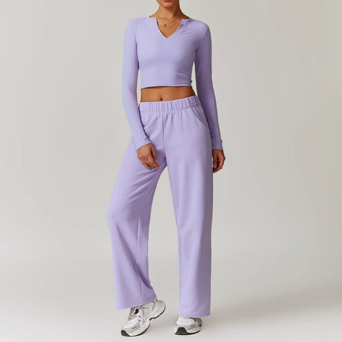 2PCS Women Clothes Yoga Set