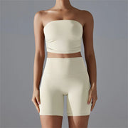 Non-slip Insert Strapless Sports Bra