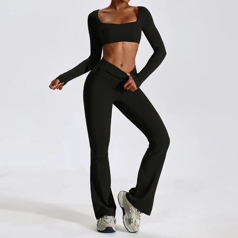 Yoga Suit 2 Piece Womens Gym Tracksuits