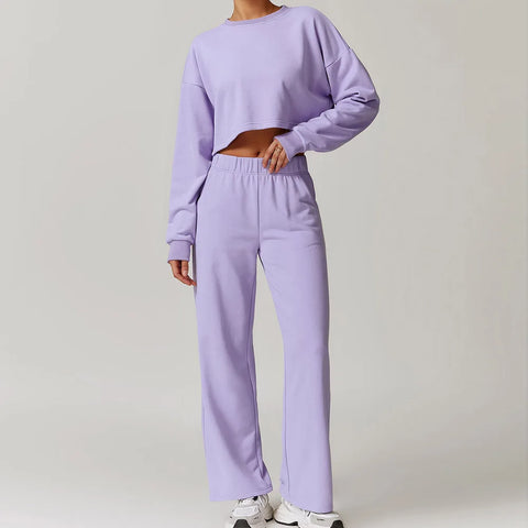 Winter Wide Leg Sweatpants